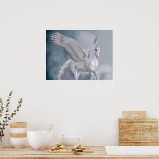 Poster Marvelous White Pegasus (Cuisine)