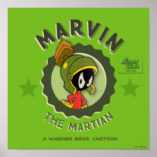 Poster MARVIN LA CARTE RÉtro MARTIAN™