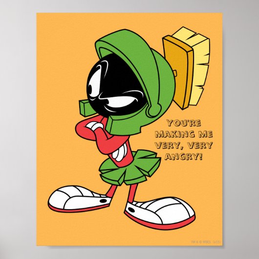 Poster MARVIN LE MARTIAN™ agacé (Devant)