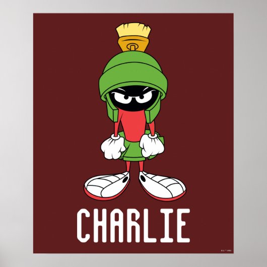 Poster MARVIN LE MARTIEN™ contrarié (Devant)