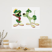 Poster MARVIN LE MARTIEN™ et K-9 2 (Cuisine)