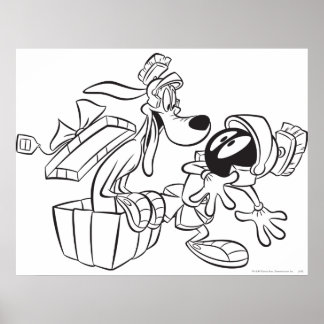 Poster MARVIN LE MARTIEN™ et surprise cadeau K-9