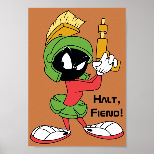 Poster MARVIN LE MARTIEN ™ Prêt avec laser (Devant)