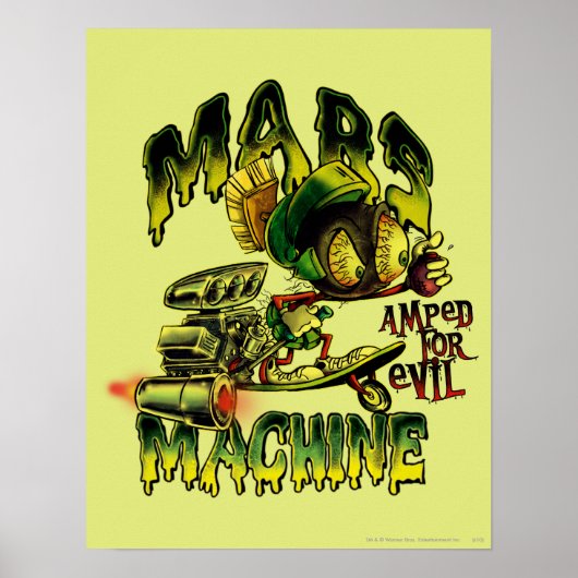 Poster MARVIN MARTIAN™ - Machine Mars (Devant)