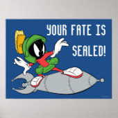 Poster MARVIN MARTIAN™ Riding Rocket (Devant)