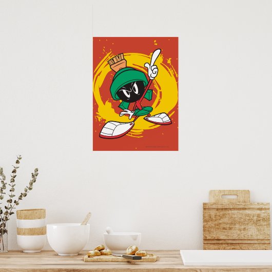 Poster Marvin pointe vers le haut (Cuisine)