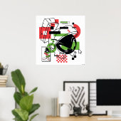 Poster MARVIN THE MARTIAN™ Glitch (Bureau à domicile)