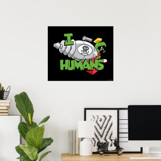Poster MARVIN THE MARTIAN™ I Laser Humains