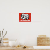 Poster Marx - Engels - Lénine - Propagande soviétique (Cuisine)