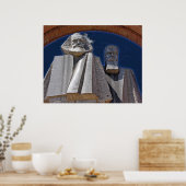Poster Marx et Engels (Cuisine)