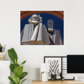 Poster Marx et Engels (Bureau à domicile)