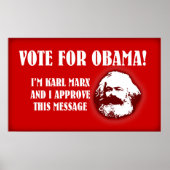Poster Marx pour Obama (Devant)