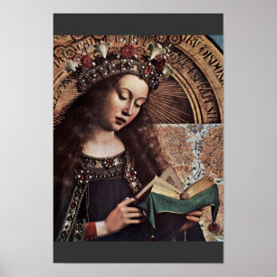 Poster Mary a couronné le détail par Eyck Hubert Van