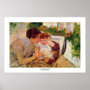 Poster Mary Cassatt.1881.Susan soulageant la copie de