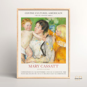 Poster Mary Cassatt après l'art du bain Imprimer