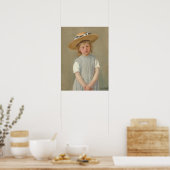 Poster Mary Cassatt - Enfant en paille Casquette (Cuisine)