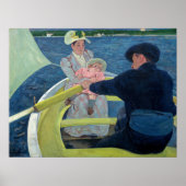 Poster Mary Cassatt - La fête de la navigation (Devant)