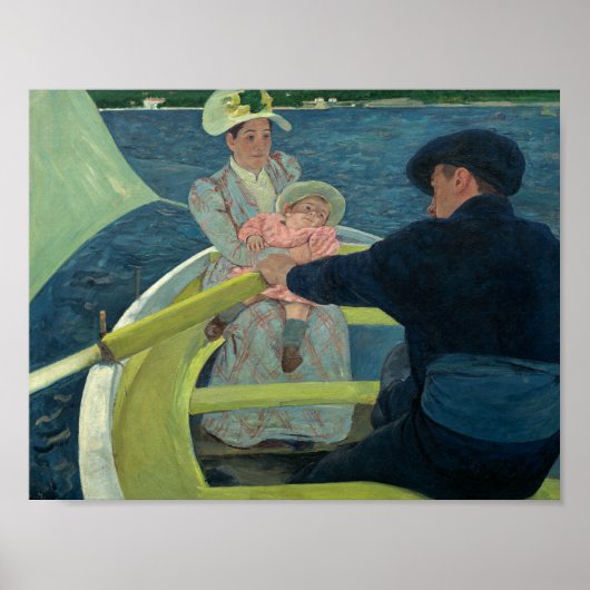 Poster Mary Cassatt - La fête de la navigation (Devant)