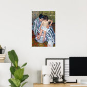 Poster Mary Cassatt - Le bain de l'enfant (Bureau à domicile)
