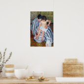 Poster Mary Cassatt - Le bain de l'enfant / Le bain (Cuisine)