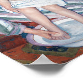 Poster Mary Cassatt Les peintures de bain de l'enfant Art (Coin)