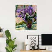 Poster Mary Cassatt Lilacs dans une fenêtre (Bureau à domicile)