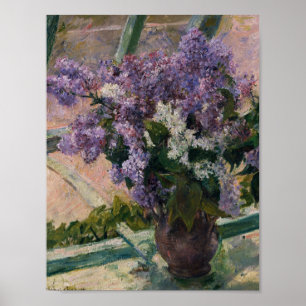 Poster Mary Cassatt - Lilacs In A Window