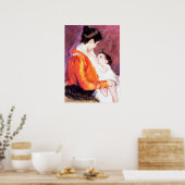 Poster Mary Cassatt - Louise Nourrir son enfant (Cuisine)