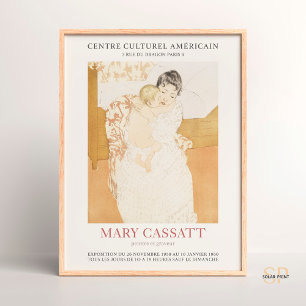 Poster Mary Cassatt Maternelle Caress Art Imprimer