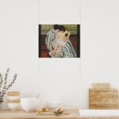 Poster Mary Cassatt Peinture sur le bain de l'enfant (Cuisine)