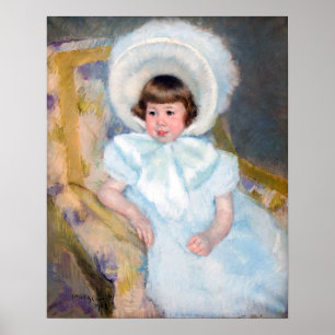 Poster Mary Cassatt - Portrait de Louise-Aurore Villeboeu
