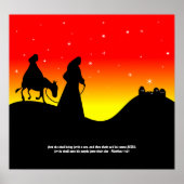 Poster Mary & Joseph, Bible Scripture Verse (Devant)