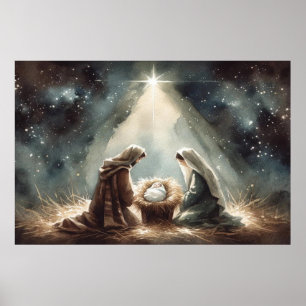 Poster Mary & Joseph Naissance de Jésus-Christ Imprimer l