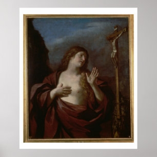 Poster Mary Magdalene dans la pénitence (huile sur la