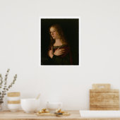 Poster Mary Magdalene, détail de la Vierge et de l'Enfant (Cuisine)