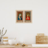 Poster Mary, Mater Dolorosa & Jesus, Ecce homo (Cuisine)
