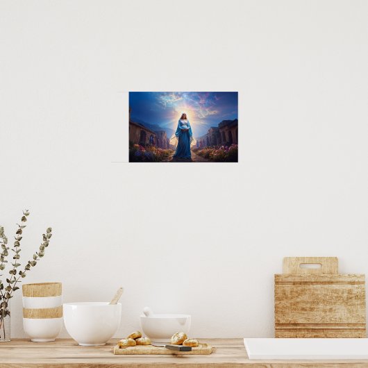 Poster Mary of Nazareth Walking Alone (Cuisine)
