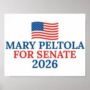 Poster Mary Peltola au Sénat 2026 Élection Alaska