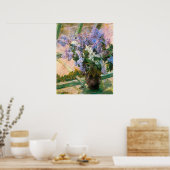 Poster Mary Stevenson Cassatt - Fleurs dans la fenêtre (Cuisine)