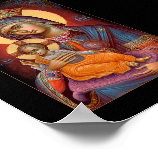 Poster Mary - Theotokos (Coin)
