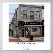 Poster Maryland de Baltimore (Devant)