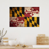 Poster Maryland State (Cuisine)
