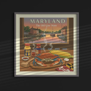 Poster Maryland vintage