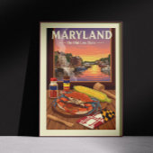 Poster Maryland vintage