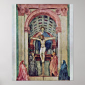 Poster Masaccio - Trinity ? ? ? ? ? ? : De Drie-Eenheid (Devant)