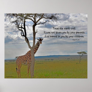 Posters Affiches Toiles Citation Africaine Zazzle Be