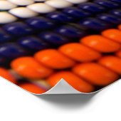 Poster Masaï Tribal Bead Pattern (Coin)