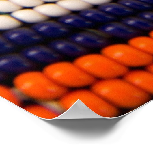 Poster Masaï Tribal Bead Pattern (Coin)