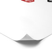 Poster Masamune - Calligraphie de dragon à un oeil (Coin)