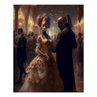 Poster Mascarade de balle.